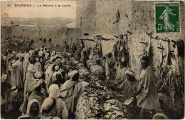 CPA AK GHARDAIA Le Marche A La Viande ALGERIA (1380496) - Ghardaia