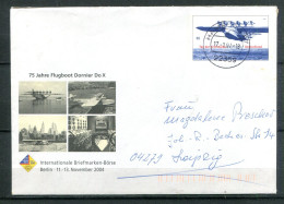 REPUBLIQUE FEDERALE ALLEMANDE - Ganzsache (Entier Postal) - Mi USo 85 (75 Jahre Flugboot Dornier Do X) (avions) - Covers - Used