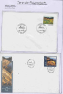 Faroe Islands & Aland Scheckenten 2 Covers (PD161A) - Fauna ártica
