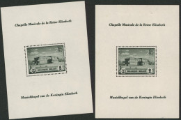 Chapelle Musicale Reine Elisabeth - Bloc 13-V1* Et V2* (MH) - 1924-1960