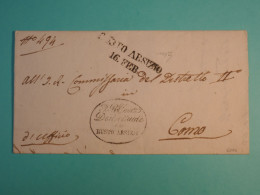 DG14 LOMBARDO VENETO ITALIA    LETTRE   1856   A  COMO    +AFF. INTERESSANT+++ - Zonder Classificatie