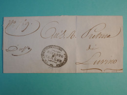 DG14 LOMBARDO VENETO ITALIA   LETTRE   1845  VARESE A LUVINO   +AFF. INTERESSANT+++ - Non Classificati