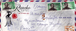 HAITI N° 455x3/PA180 S/L. DE PORT AUX PRINCES/10.11.60 POUR LA FRANCE - Haïti