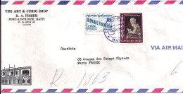 HAITI N° 412/PA181 S/L. DE PORT AUX PRINCES/10.2.60 POUR LA FRANCE - Haïti