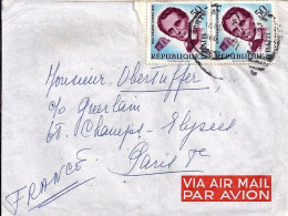 HAITI N° 418x2/373x5/442 S/L. DE PORT AUX PRINCES/16.2.60 POUR LA FRANCE - Haïti