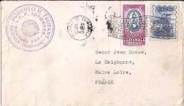 GUATEMALA N° PA165/324 S/L. DU 28.12.49 POUR LA FRANCE - Guatemala