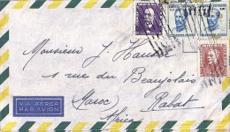 BRESIL N° 468Ax2/581/583 S/L. DE SAO PAULO/1956 POUR LE MAROC - Covers & Documents