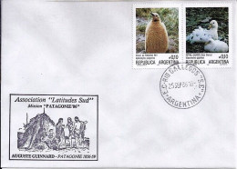 ARGENTINE N° 1528/1529 S/L. DE RIO GALLAGOS/25.9.86 - Covers & Documents