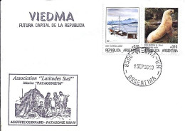 ARGENTINE N° 1522/1523 S/L. DE VIEDMA/1.9.86 - Cartas & Documentos