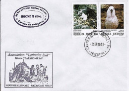 ARGENTINE N° 1526/1527 S/L. DE CARMEN DE PATAGONES/2.9.86 - Storia Postale