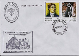 ARGENTINE N° 1530/1531 S/L. DE TRELEW/16.9.86 - Covers & Documents