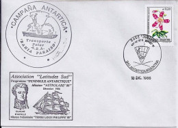 ARGENTINE N° 1476 S/L. DE BASE JUBANY/13.12.86  - Covers & Documents