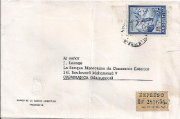 ARGENTINE N° 606E S/L.EXPRES DE BUENOS AIRES/24.2.64 POUR LE MAROC - Lettres & Documents
