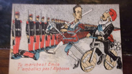 Tu Marches ! Emile Loubet - T'emballes Pas ! Alphonse XIII - Satirical