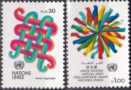 Nations Unies Genève 1982 YT 103-104 Neufs - Unused Stamps