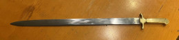 A Sword Bayonet With A Cut-off Attachment To A Rifle. Switzerland. M1830. (T458) - Armes Blanches