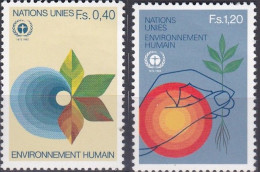 Nations Unies Genève 1982 YT 105-106 Neufs - Unused Stamps