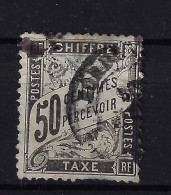 France Taxe Yv 20 Oblitéré/cancelled/used Thin Spot Point Mince - 1859-1959 Oblitérés