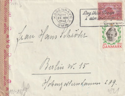 Danemark Lettre Censurée Pour L'Allemagne 1942 - Cartas & Documentos