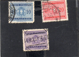 1934 Italia - Segnatasse - Stemma - Segnatasse