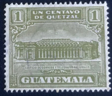 Guatemala - C3/27 - 1927 - (°)used - Michel Z2 - Bouw Centraal Postkantoor - Guatemala