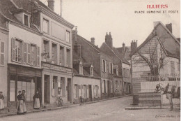 ILLIERS  Place Lemoine Et Poste - Illiers-Combray