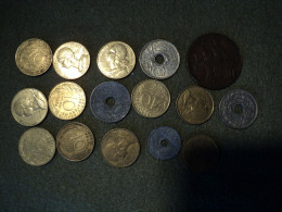 LOT DE 16 PIECES DE 10 CENTIMES DIFFERENTES. 1915 / 1998 - Mezclas - Monedas