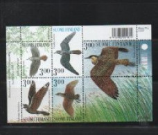 FINLAND E  BLOC ET FEUILLET OISEAUX   N° YVET ET TELLIER  22  ANS CHARNIERES - Blocks & Sheetlets