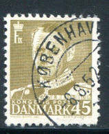 DANEMARK- Y&T N°325- Oblitéré - Oblitérés