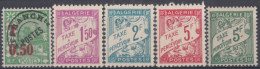 Taxe N° 28 Au N° 32 - X X -  ( C 334 ) - Timbres-taxe