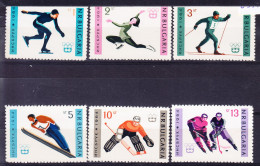 BULGARIE 1964, YT 1227/32  ** MNH.  (8B740) - Hiver 1964: Innsbruck