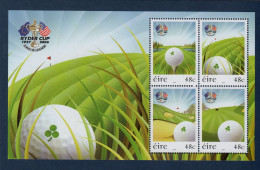 EIRE Ireland Irlande, **, Yv BF 63, Mi BL 60, SG MS 1799, Golf, 36° Ryder Cup 1927-2006, Le K Club - Golf