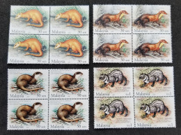 Protected Mammals Series III Malaysia 2005 Animal Wildlife Mammal (stamp Block Of 4) MNH - Malaysia (1964-...)