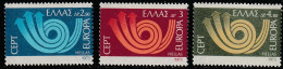 GRECE    Europa 1973   N° Y&T  1125 à 1127 ** - Unused Stamps