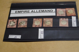Empire Allemand, Lot De 7 Timbres, Belles Oblitérations,en Bel état, Voir Photos Pour Collection - Usados