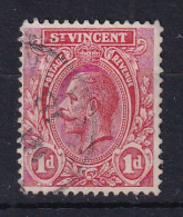 St Vincent: 1913/17   KGV    SG109a     1d  Rose-red   Used - St.Vincent (...-1979)