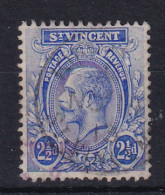 St Vincent: 1913/17   KGV    SG111     2½d   Used - St.Vincent (...-1979)