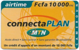 Cameroon - MTN - Airtime ConnectaPlan, GSM Refill 10.000FCFA, Used - Cameroon