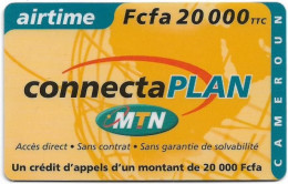 Cameroon - MTN - Airtime ConnectaPlan, GSM Refill 20.000FCFA, Used - Cameroon