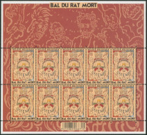 Feuillet - N°4104 En Feuillet De 10** (MNH) Bal Du Rat Mort (Ostende, Carnaval) - 2011-2020