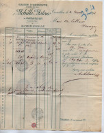 VP22.902 - 1893 - Bordereau - Caisse D'Escompte - Achille ASTRUC à CAVAILLON Pour ORANGE ( Vaucluse ) - Bank En Verzekering