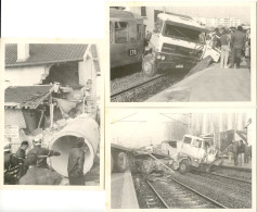 Deuil-la-Barre / Montmagny (95 - Val D'Oise) - Catastrophe Ferroviaire - 1990 (série De 5 CPM - Tirage : 500 Ex.) - Deuil La Barre