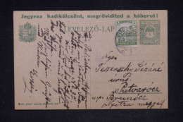 HONGRIE - Entier Postal + Complément Pour Patvavcez - L 149499 - Interi Postali