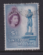 Singapore: 1955/59   QE II - Pictorial    SG50    $1    Used - Singapur (...-1959)