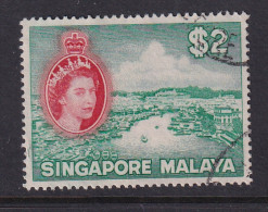 Singapore: 1955/59   QE II - Pictorial    SG51    $2    Used - Singapore (...-1959)