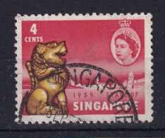 Singapore: 1959   New Constitution   SG53    4c    Used  - Singapur (...-1959)