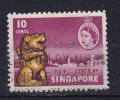 Singapore: 1959   New Constitution   SG54    10c    Used  - Singapur (...-1959)