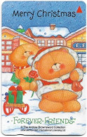 Singapore - Forever Friends - Merry Christmas Puzzle 1/3 - 123SIGA (Dashed Ø) - 1997, Used - Singapour