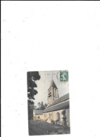 CARTE POSTALE 95 MERY L'EGLISE VOYAGEE - Mery Sur Oise