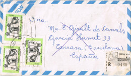 53623. Carta Aerea Certificada METAN (Salta) Argentina 1979 A España - Storia Postale